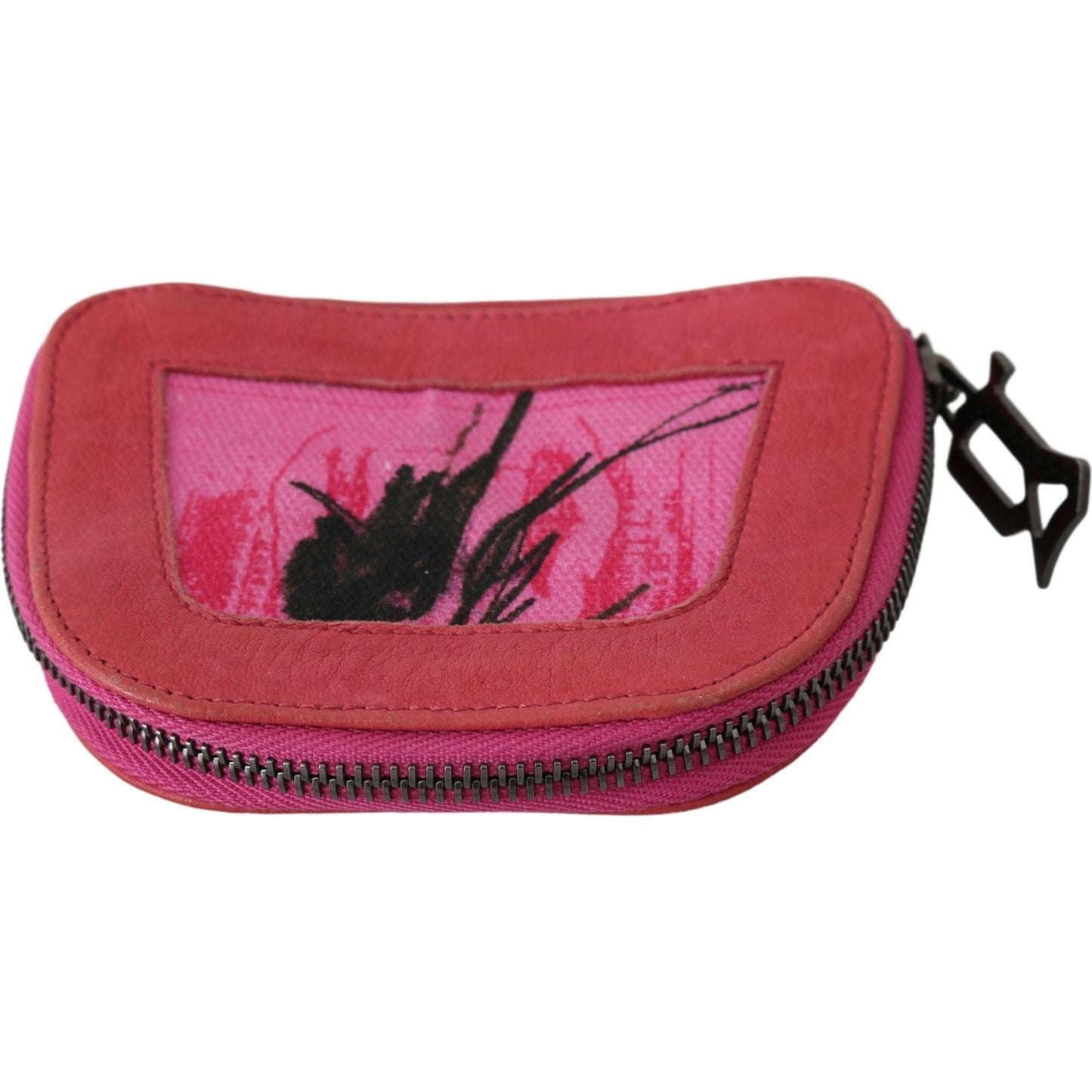 PINKO Elegant Pink Fabric Coin Wallet Purse PINKO Maroon