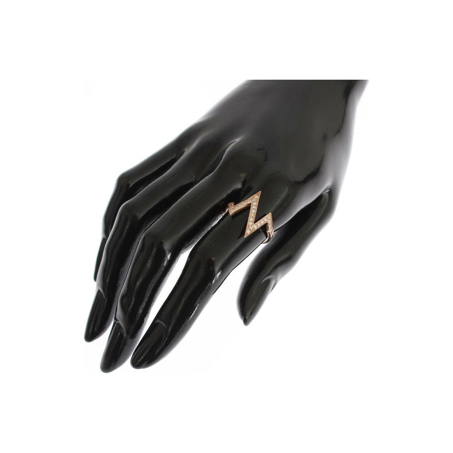 Nialaya Elegant Pink Crystal Encrusted Silver Ring Ring Nialaya Dark Slate Gray