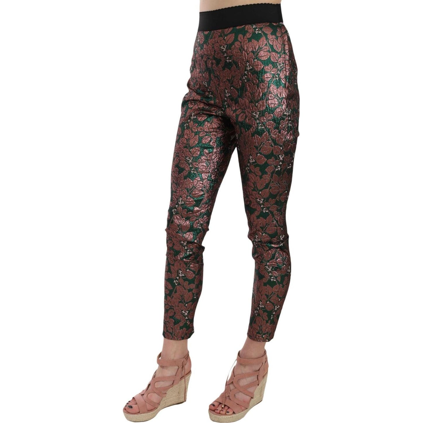 Dolce & Gabbana Elegant Multicolor Designer Pants Dolce & Gabbana Dark Slate Gray