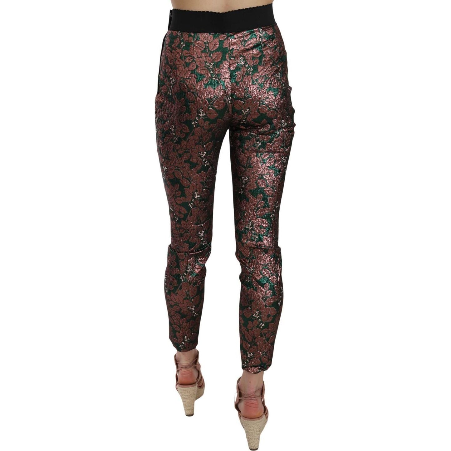 Dolce & Gabbana Elegant Multicolor Designer Pants Dolce & Gabbana Dark Slate Gray