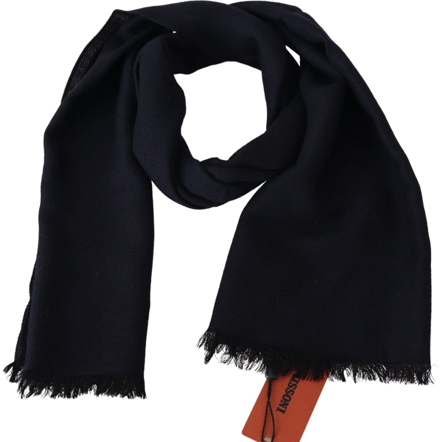 Missoni Elegant Black Wool Unisex Scarf Missoni Black