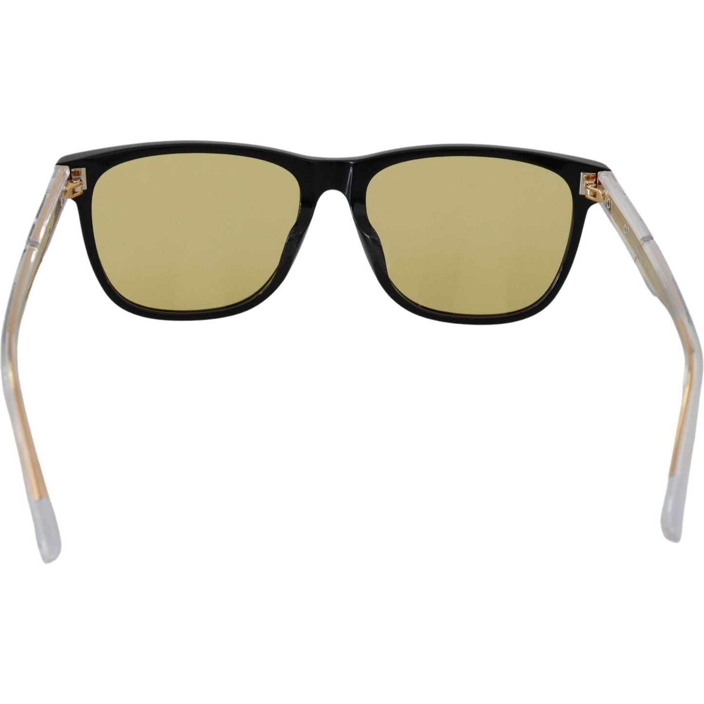 Diesel Chic Black Acetate Sunglasses with Yellow Lenses Diesel Dark Khaki