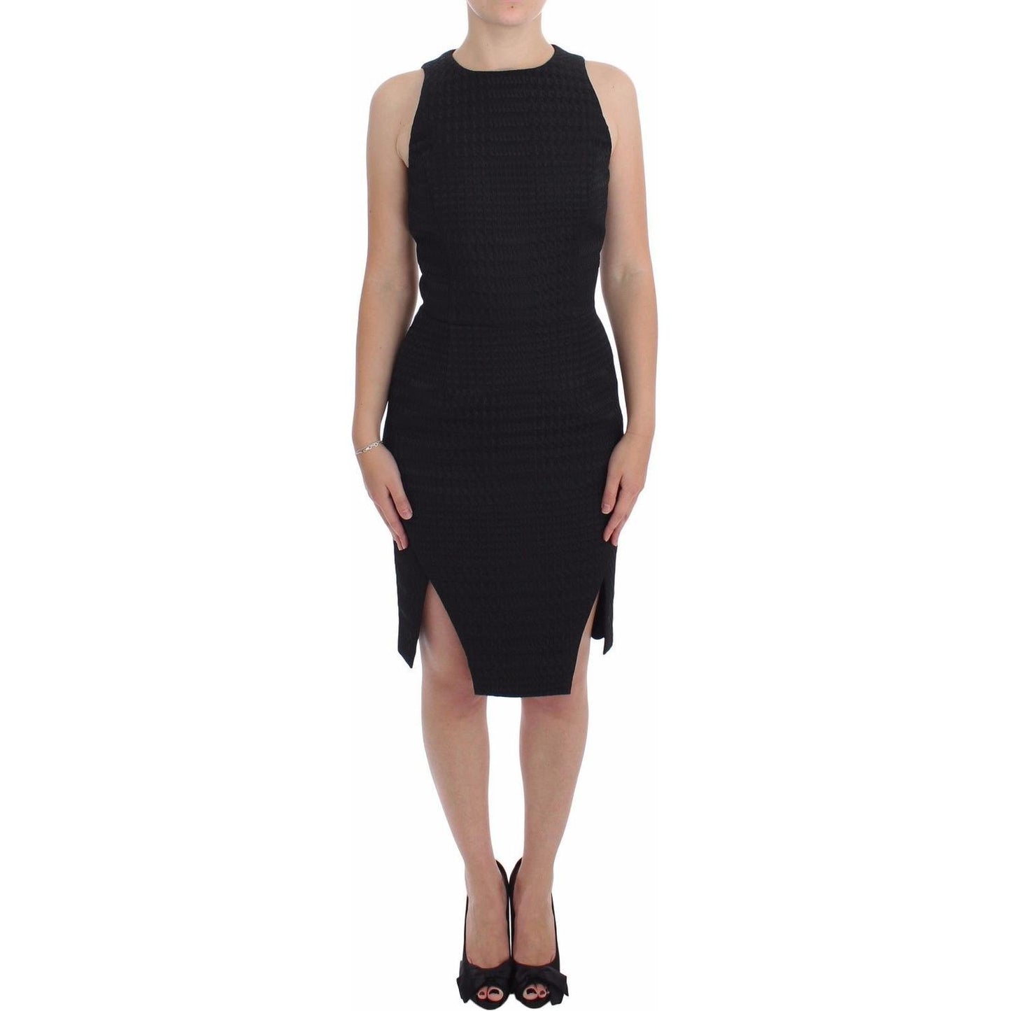 DAIZY SHELY Elegant Sheath Black Dress for Formal Occasions WOMAN DRESSES DAIZY SHELY Rosy Brown