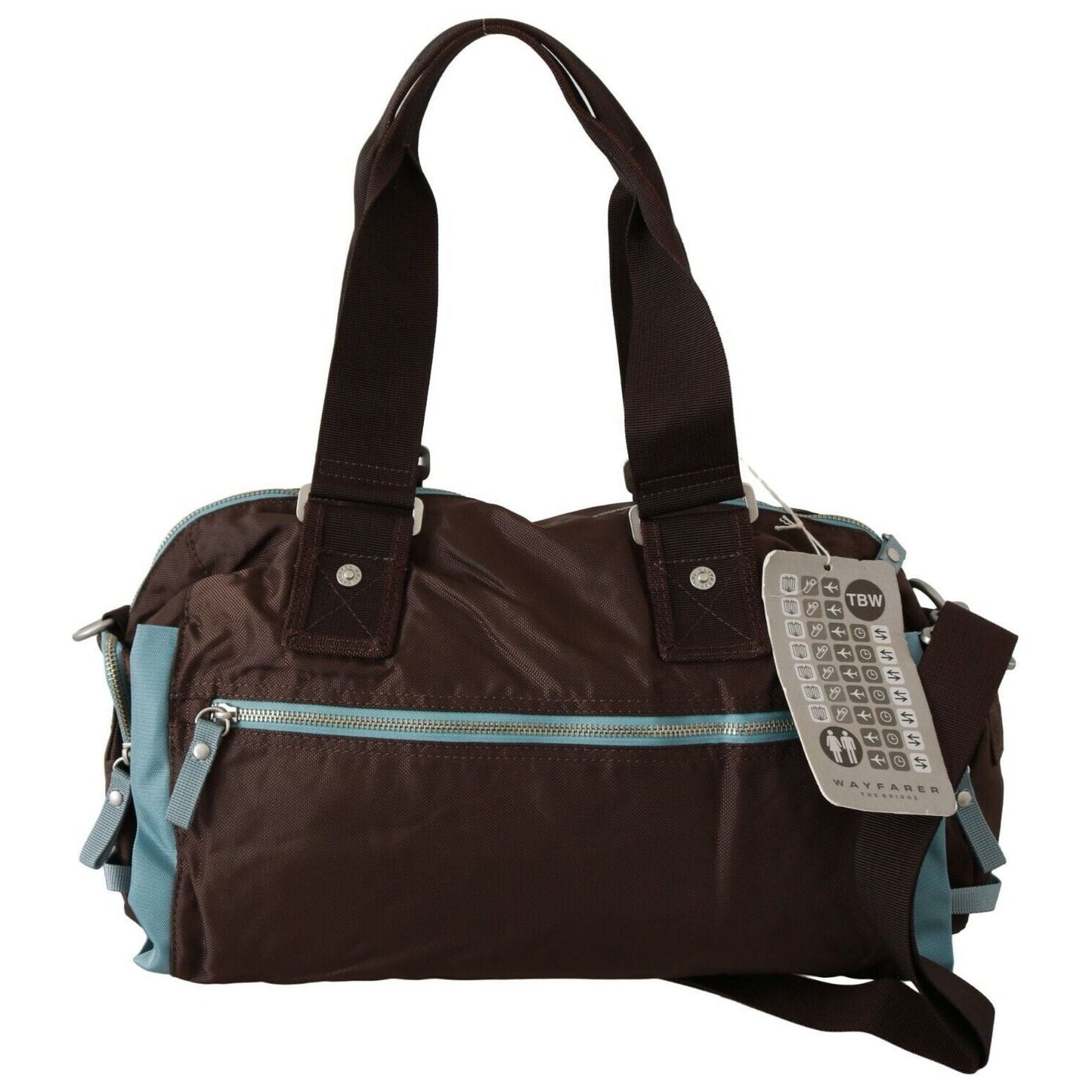WAYFARER Elegant Duffel Travel Bag in Earthy Brown Luggage WAYFARER Black