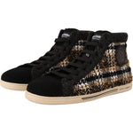Dolce & Gabbana Beige High Top Fashion Sneakers MAN SNEAKERS Dolce & Gabbana Tan