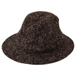 Dolce & Gabbana Elegant Gray Tweed Wide Brim Hat Dolce & Gabbana Dark Slate Gray