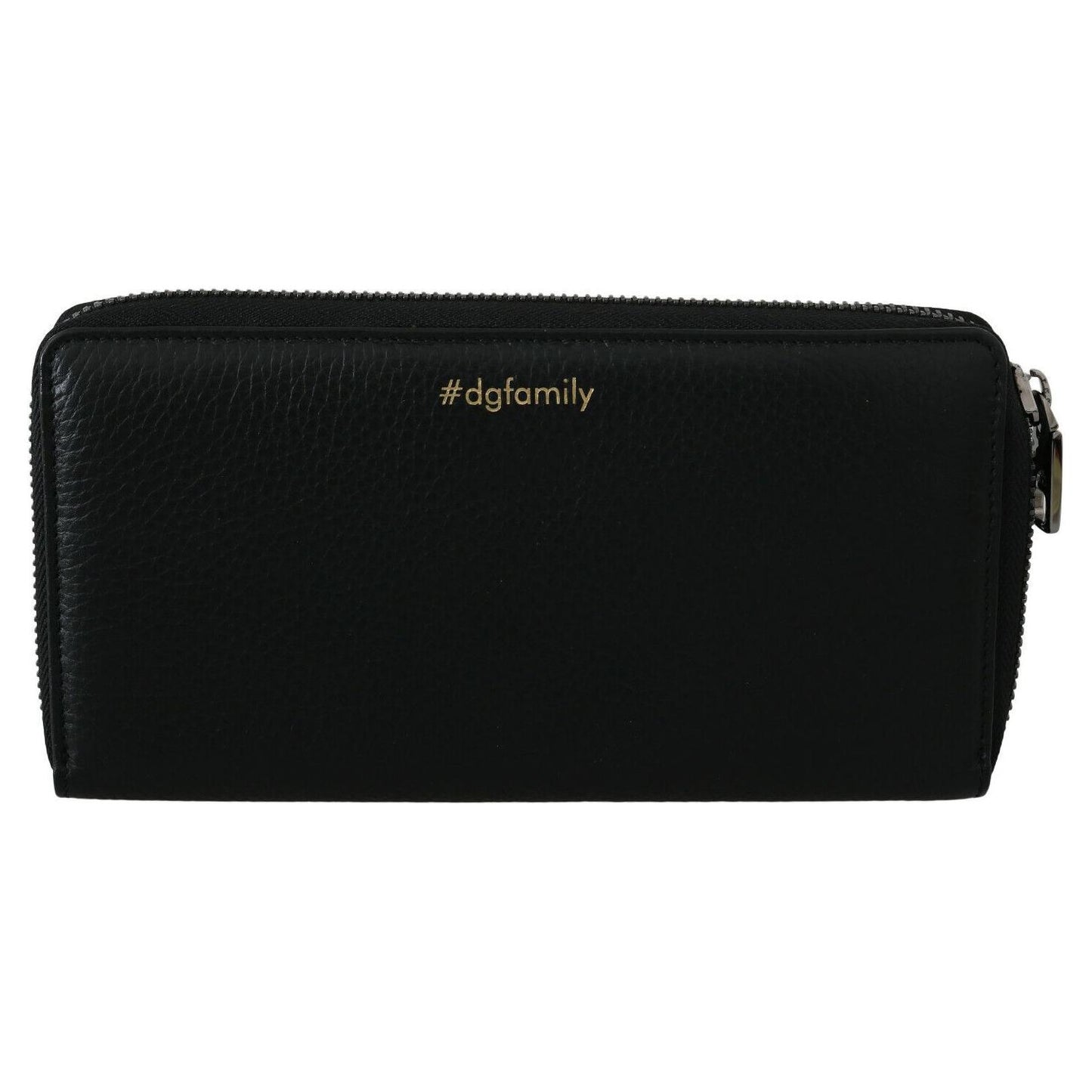 Dolce & Gabbana Elegant Black Leather Continental Wallet Dolce & Gabbana Black