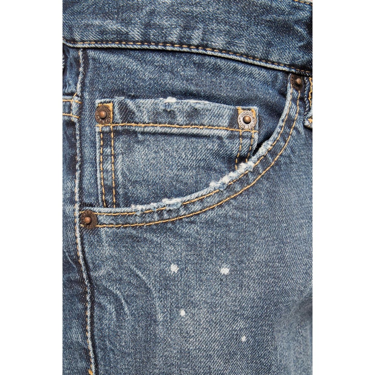 Dsquared² Navy Distressed 'Cool Guy Jean' Denim Pants Dsquared² Dim Gray