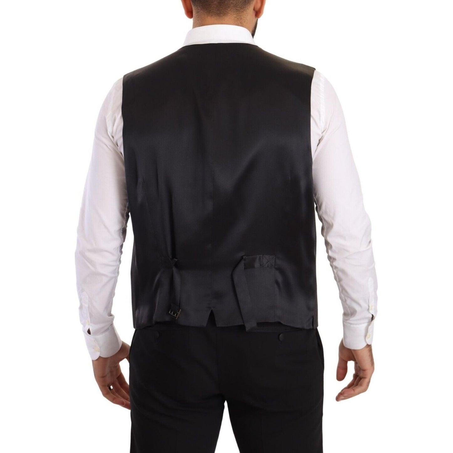 Dolce & Gabbana Elegant Gray Sicilia Wool Blend Suit Dolce & Gabbana Light Gray