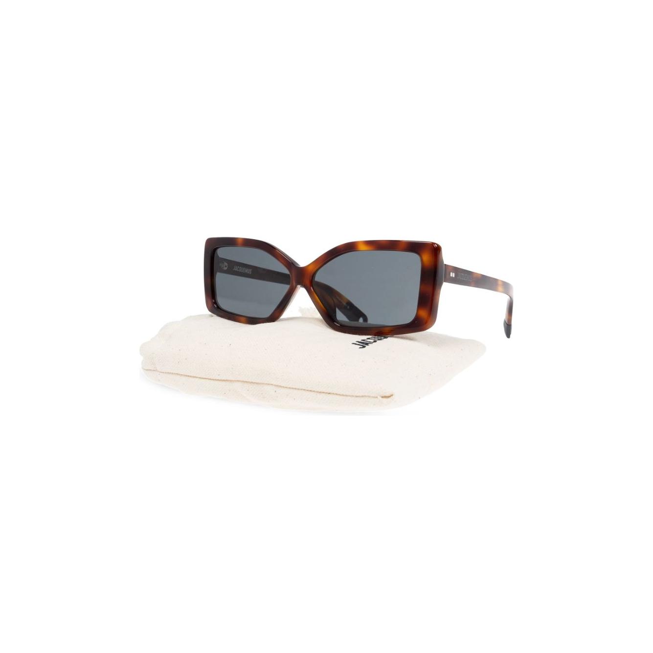 JACQUEMUS Sunglasses Brown Sunglasses JACQUEMUS Dark Slate Gray