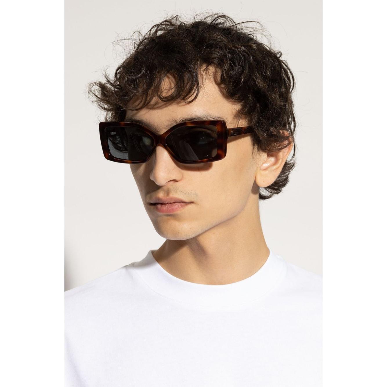 JACQUEMUS Sunglasses Brown Sunglasses JACQUEMUS Black