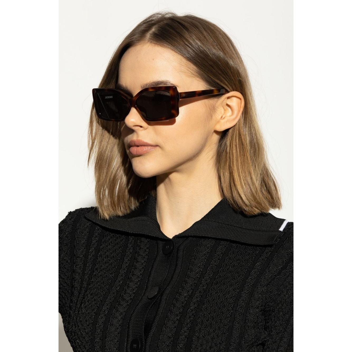 JACQUEMUS Sunglasses Brown Sunglasses JACQUEMUS Dark Slate Gray