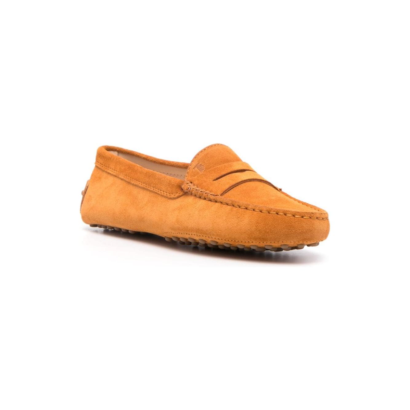 Tod's Flat shoes Leather Brown Moccasins Tod'S Coral
