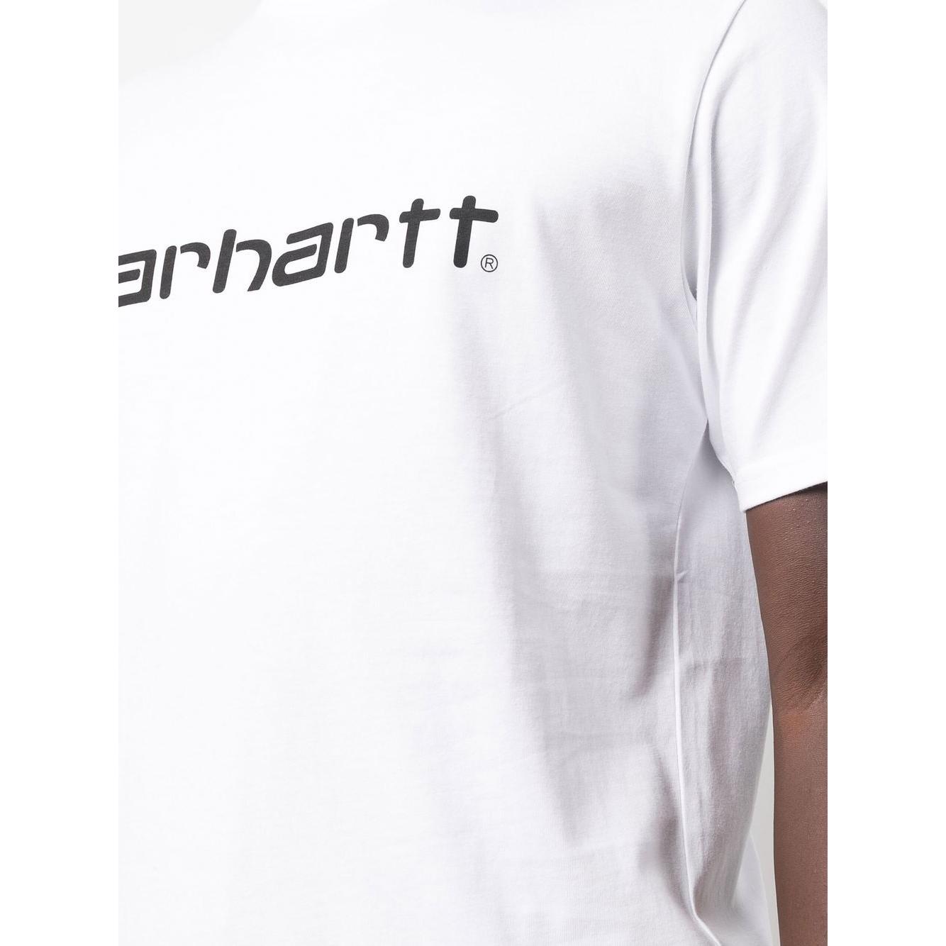 CARHARTT WIP MAIN T-shirts and Polos White Topwear Carhartt Wip Main White Smoke