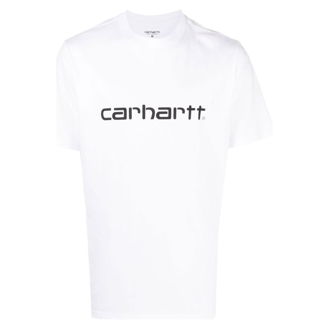 CARHARTT WIP MAIN T-shirts and Polos White Topwear Carhartt Wip Main Ghost White