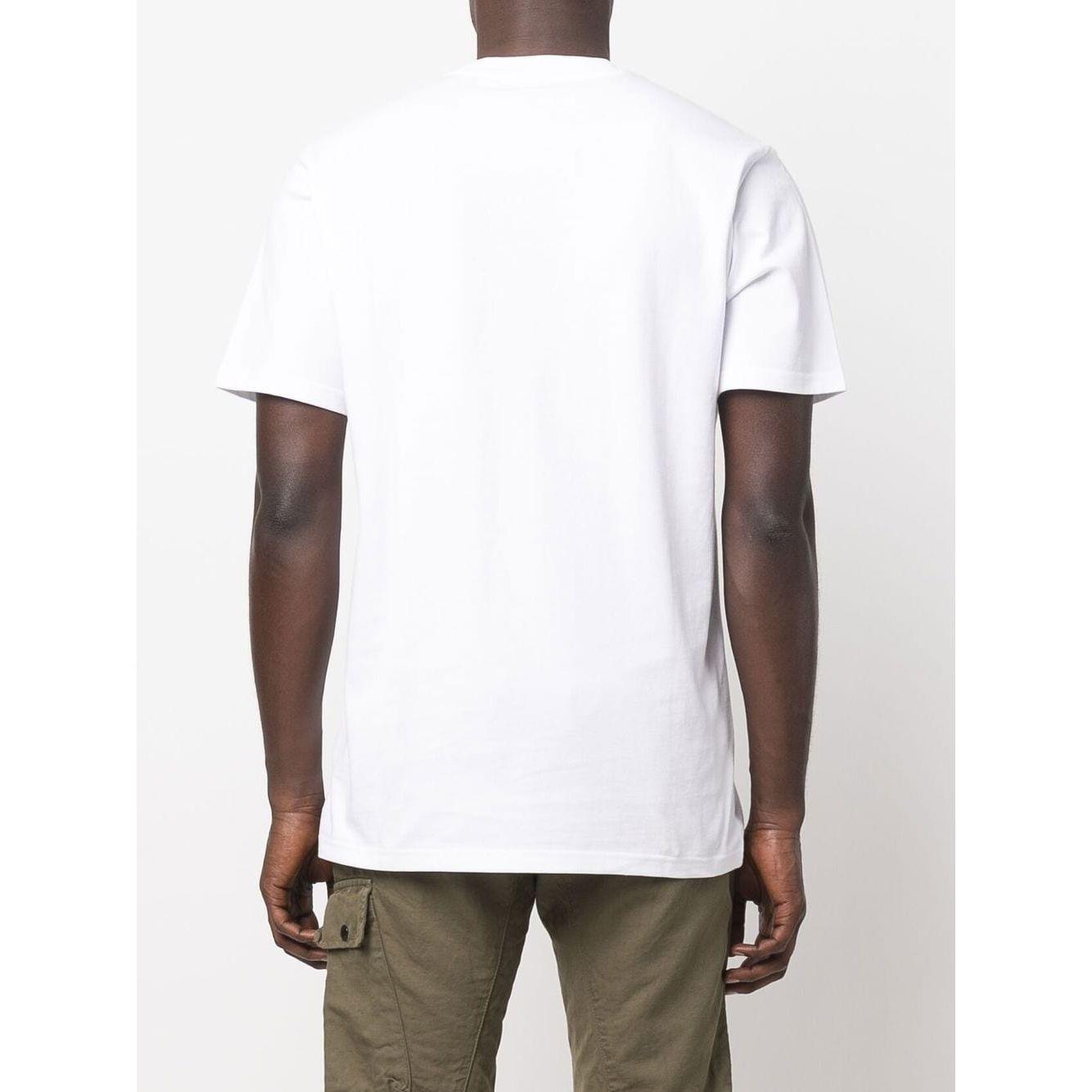 CARHARTT WIP MAIN T-shirts and Polos White Topwear Carhartt Wip Main Dark Olive Green