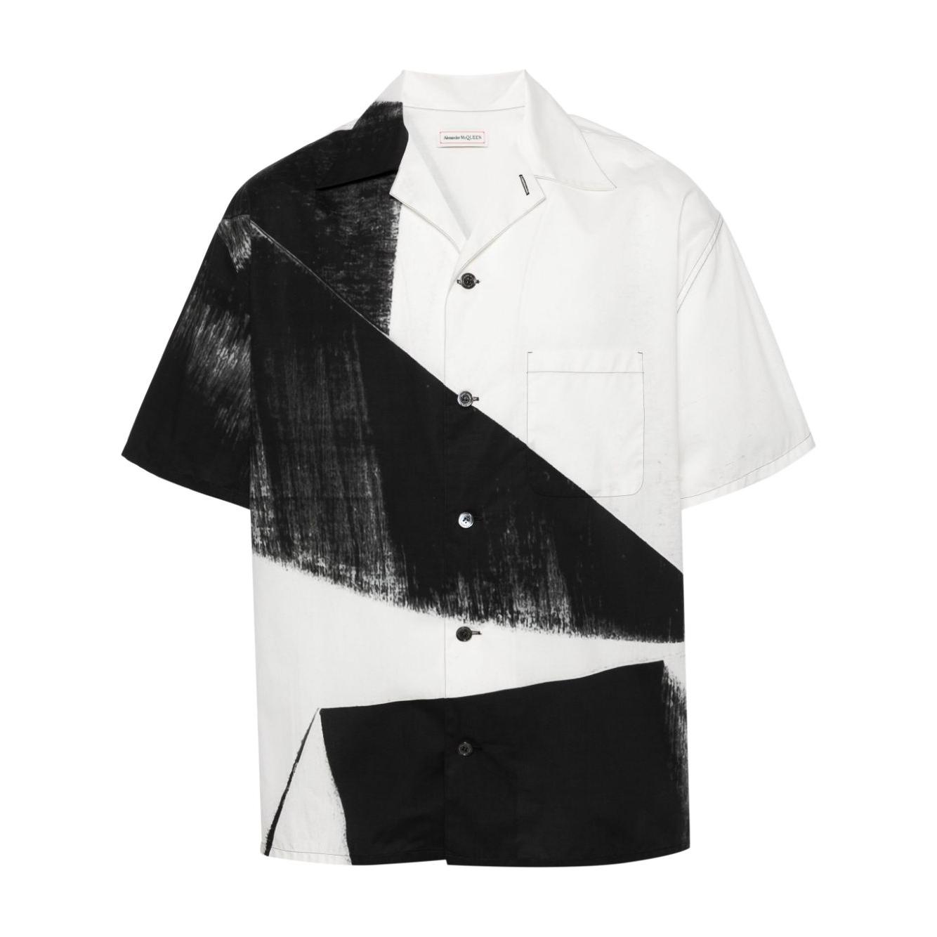 Alexander McQueen colourblock shirt Shirts Alexander Mcqueen Black