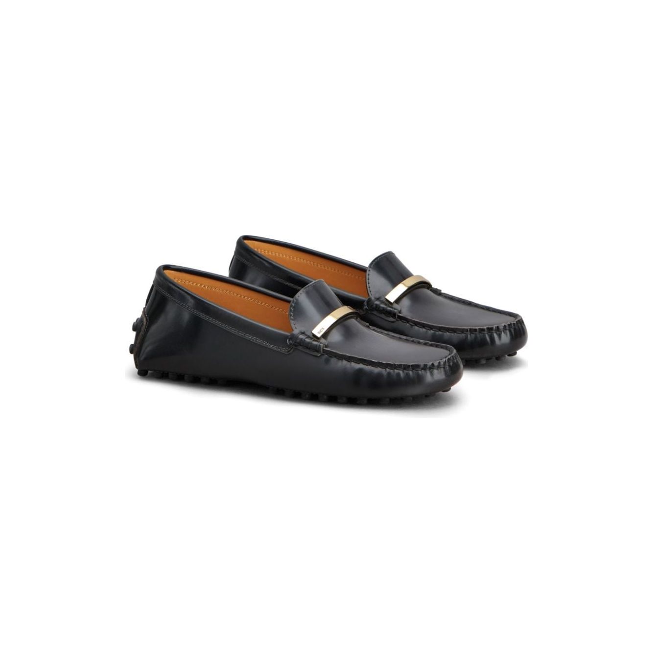 Tod's Flat shoes Black Moccasins Tod'S Dark Slate Gray