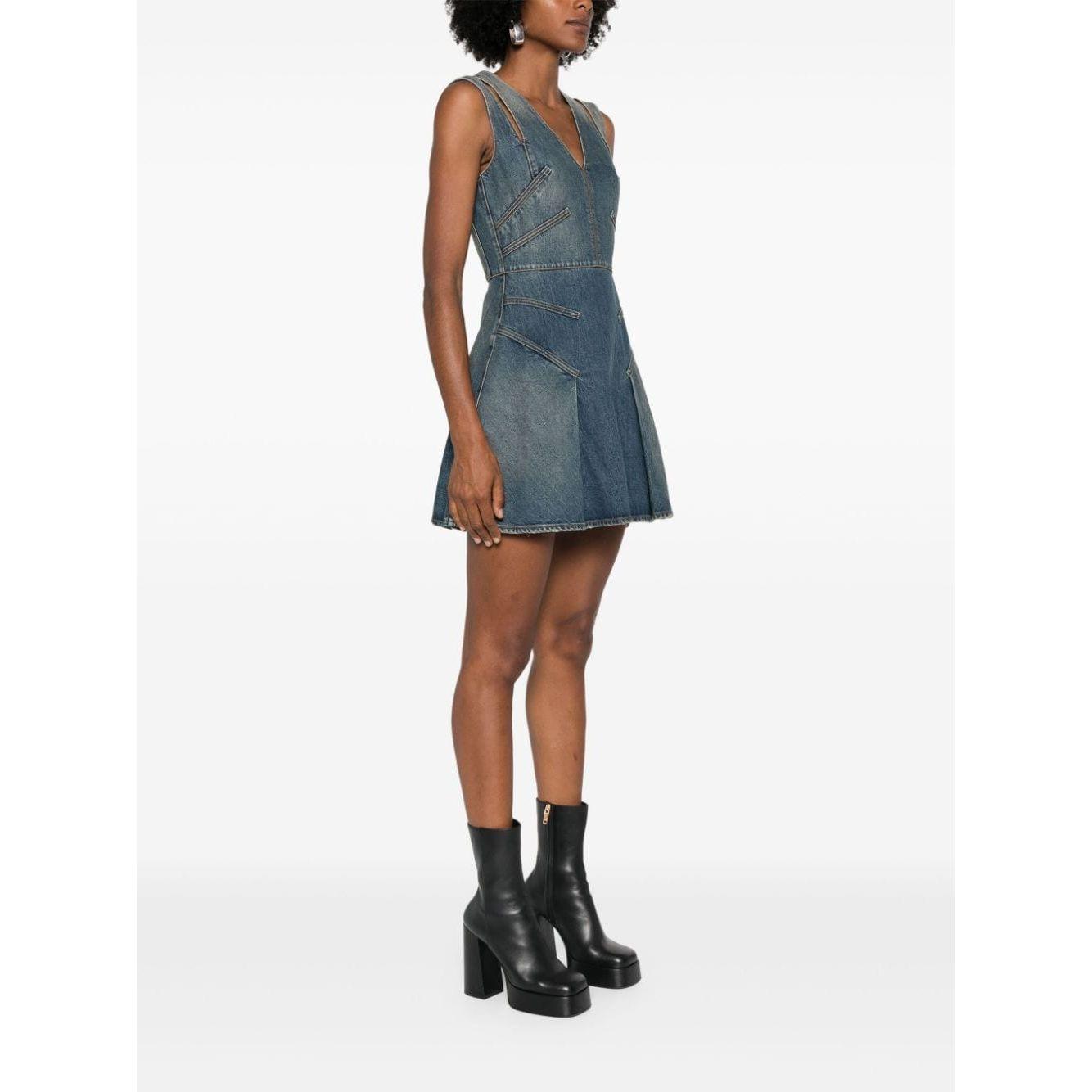 Alexander McQueen Dresses Blue Dresses Alexander Mcqueen White Smoke