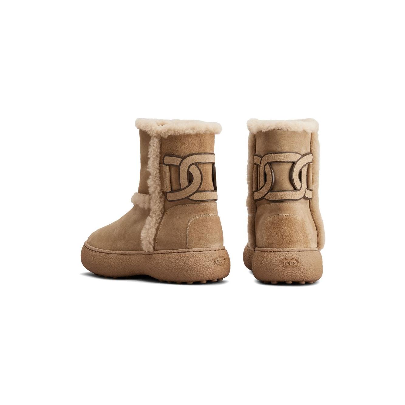 Tod's Boots Beige Boots Tod'S Dim Gray
