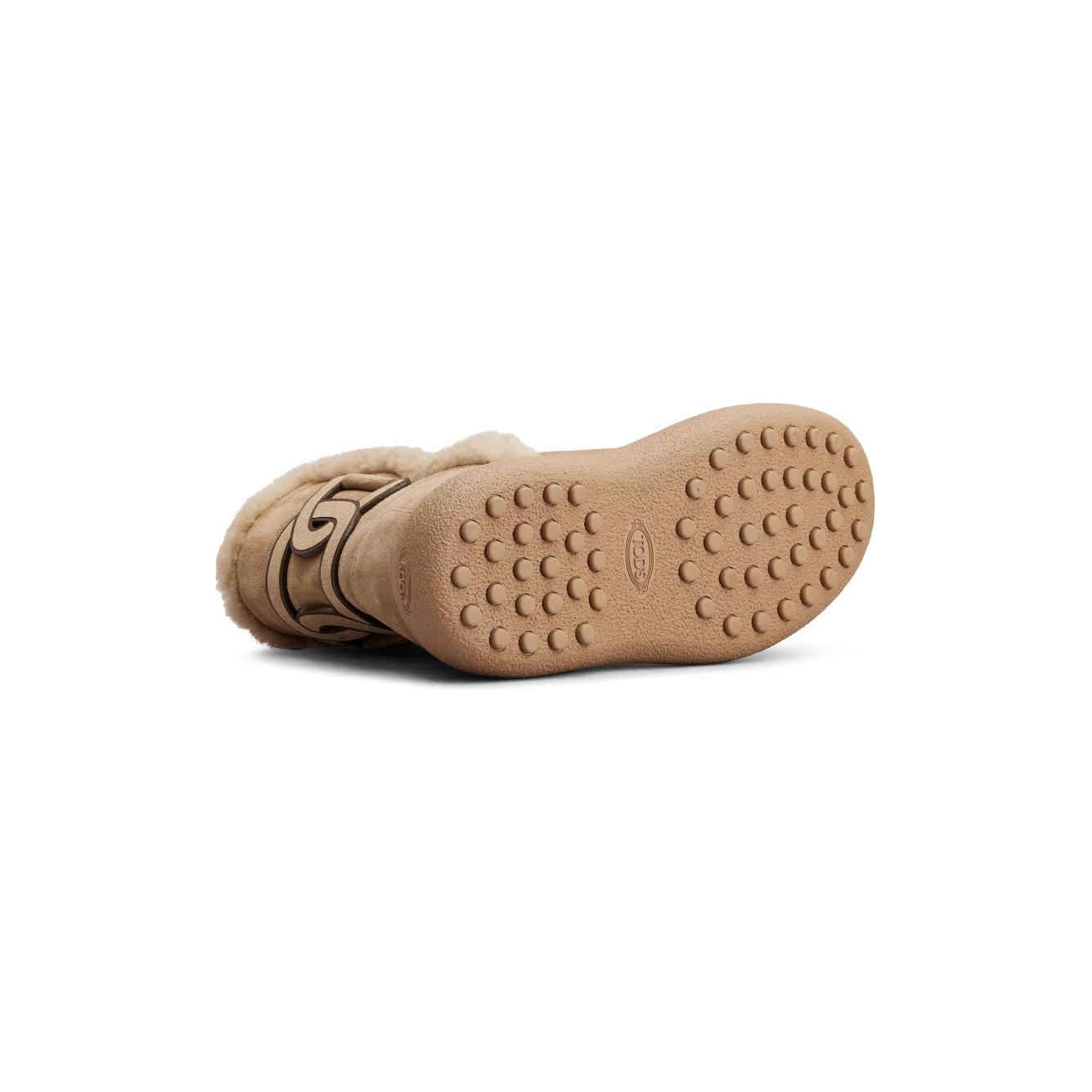 Tod's Boots Beige Boots Tod'S Rosy Brown