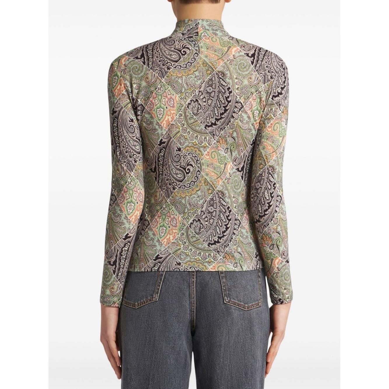 Etro Sweaters White Topwear Etro Dark Slate Gray