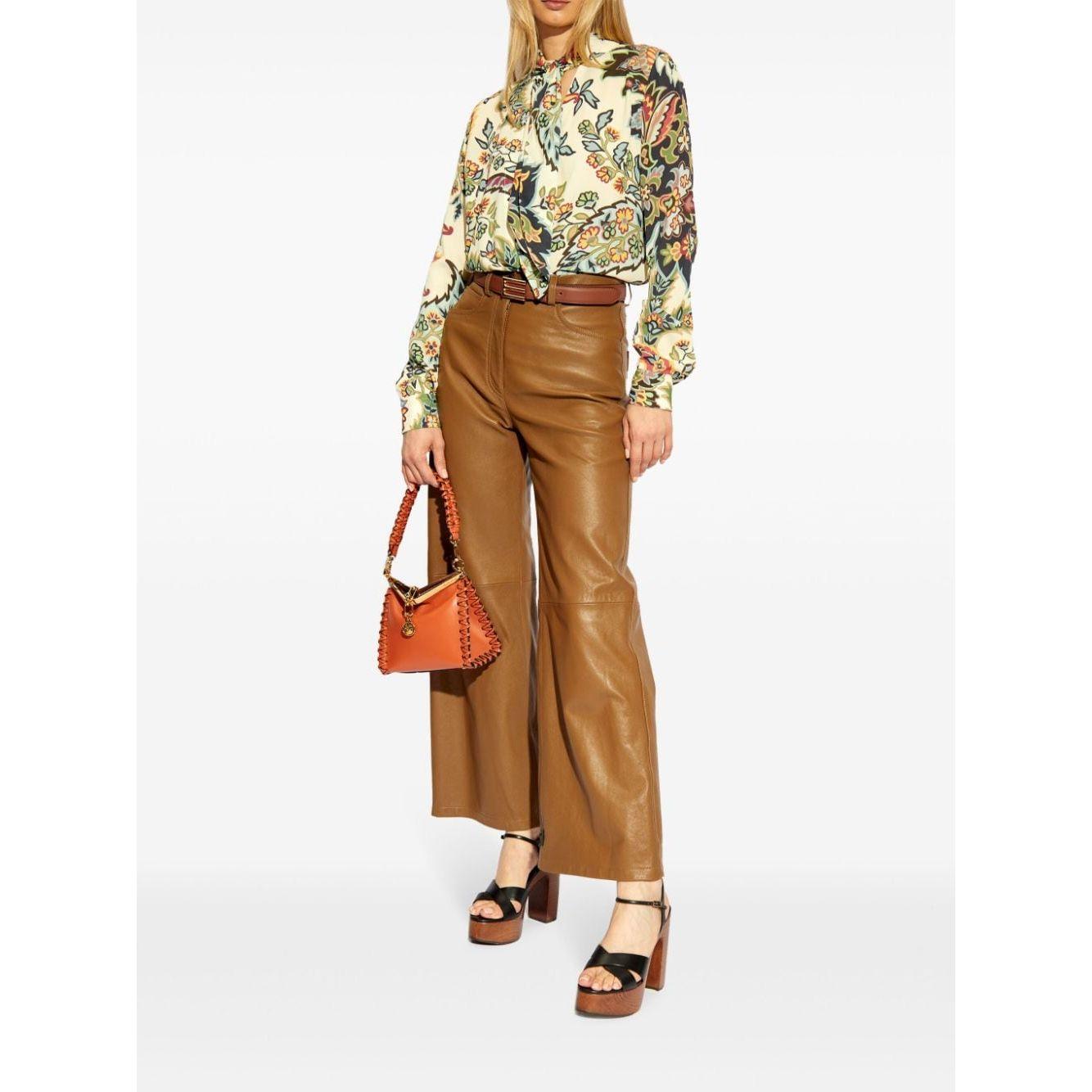 Etro Shirts Beige Shirts Etro White Smoke
