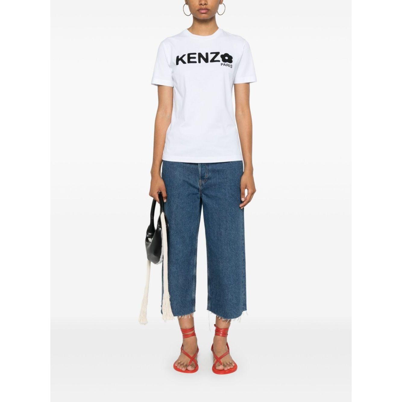 Kenzo T-shirts and Polos White Topwear Kenzo White Smoke