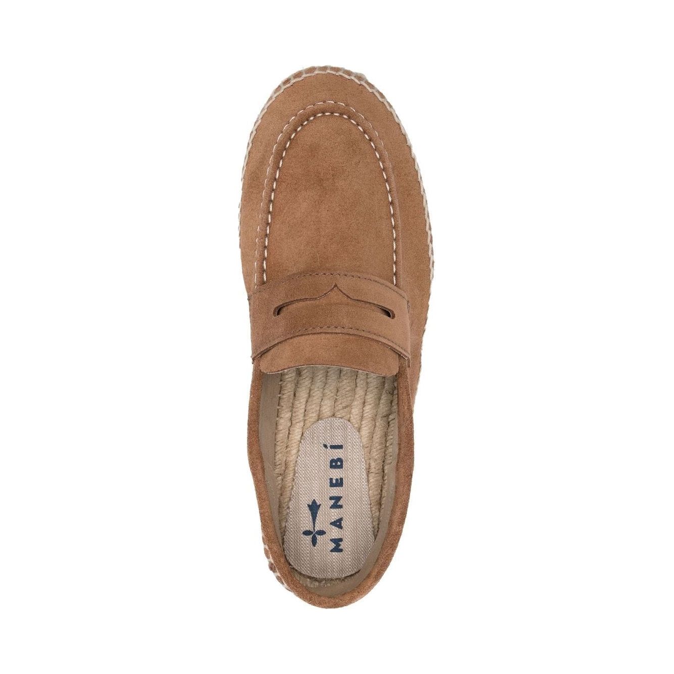 MANEBI Flat shoes Brown Moccasins Manebi Dim Gray