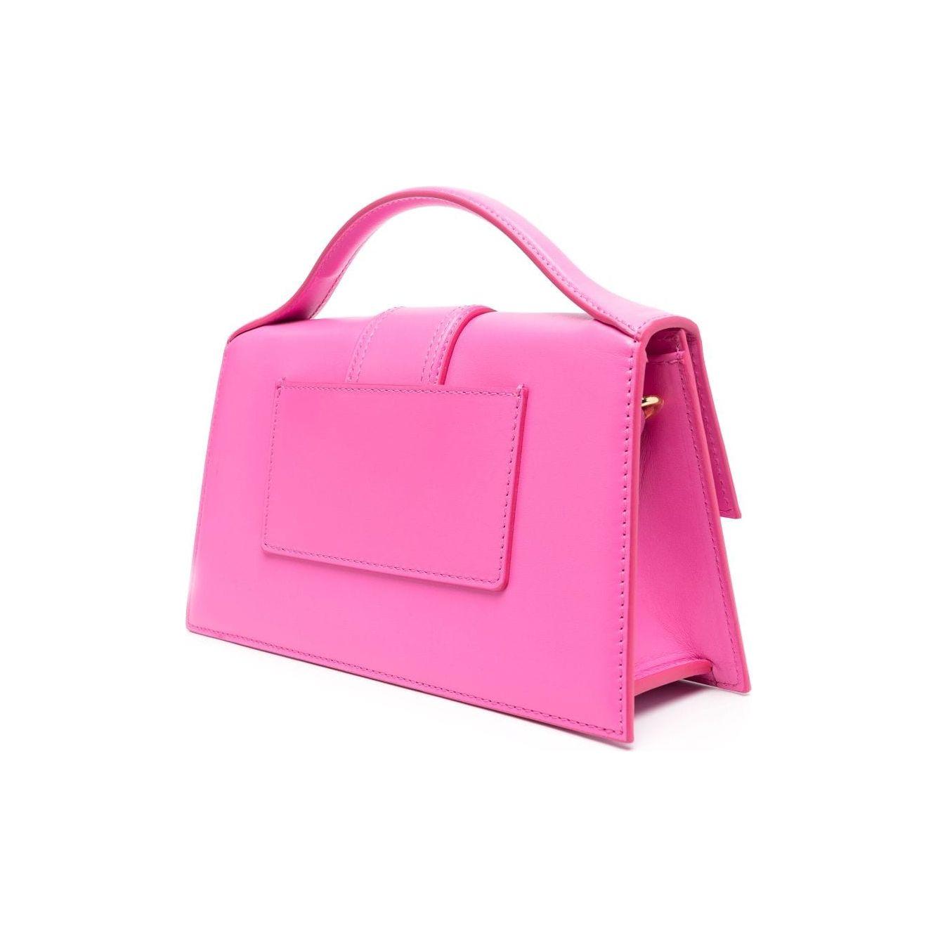 JACQUEMUS Le Grand Bambino Tote Bag in Fuchsia Handbag JACQUEMUS Hot Pink