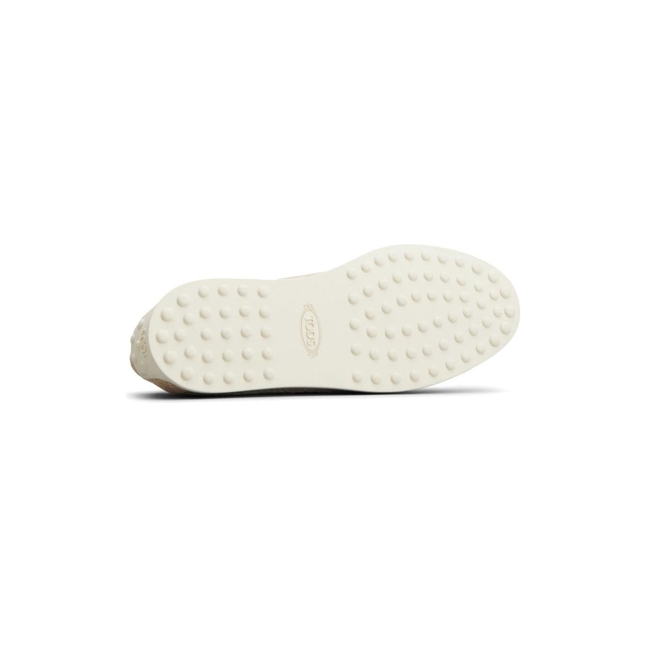 Tod's Flat shoes Beige Moccasins Tod'S Antique White