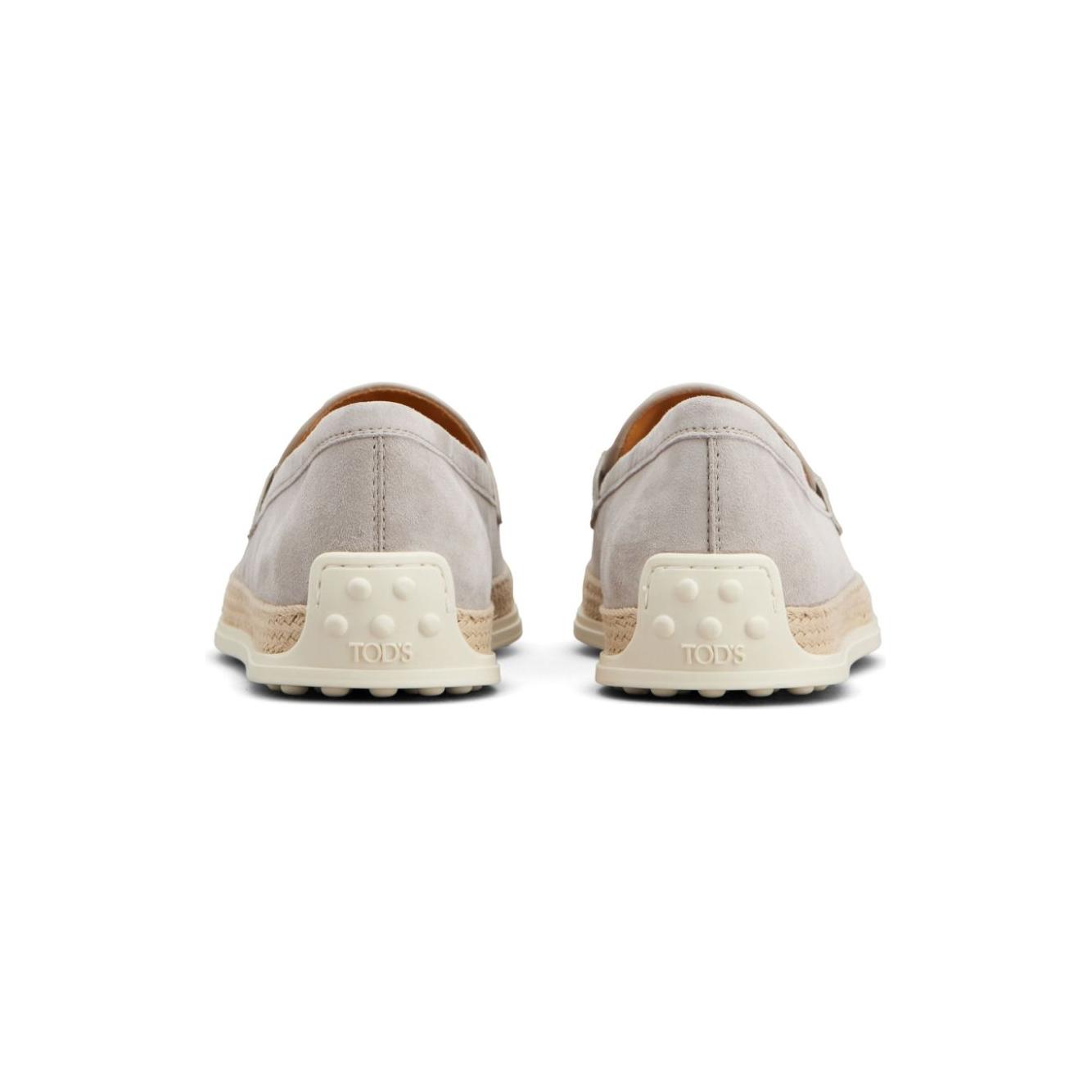 Tod's Flat shoes Light Grey Moccasins Tod'S Gray