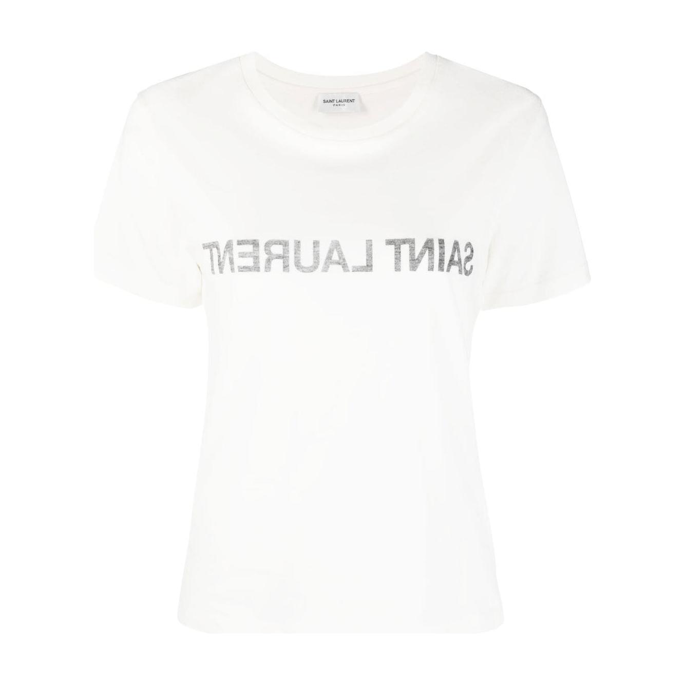 Saint Laurent T-shirts and Polos White