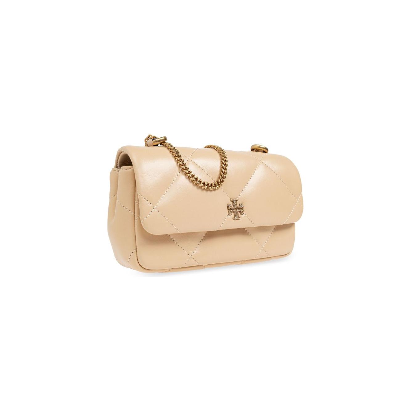 Tory Burch Kira Mini Crossbody Bag Shoulder Tory Burch Wheat