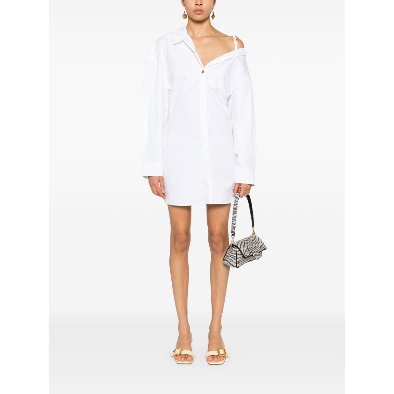 JACQUEMUS Dresses White Dresses JACQUEMUS White Smoke