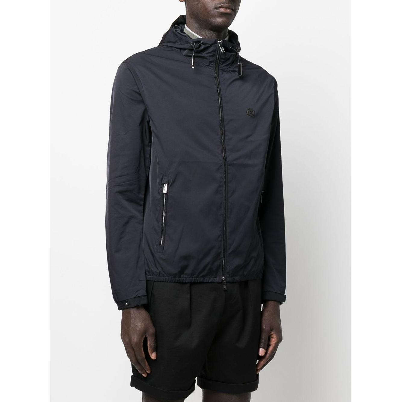 Emporio Armani water-repellent hooded jacket Jackets Emporio Armani Lavender