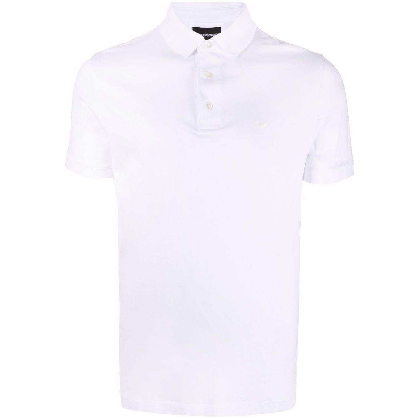 Emporio Armani short sleeve polo shirt Topwear Emporio Armani White Smoke
