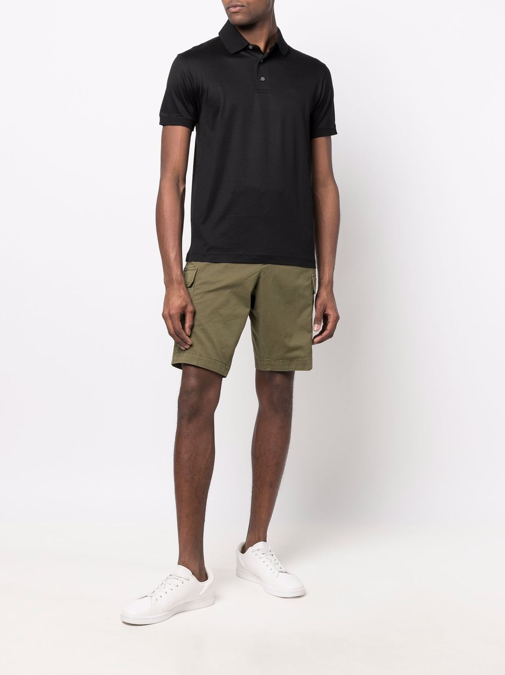 Emporio Armani short sleeve polo shirt Topwear Emporio Armani White Smoke