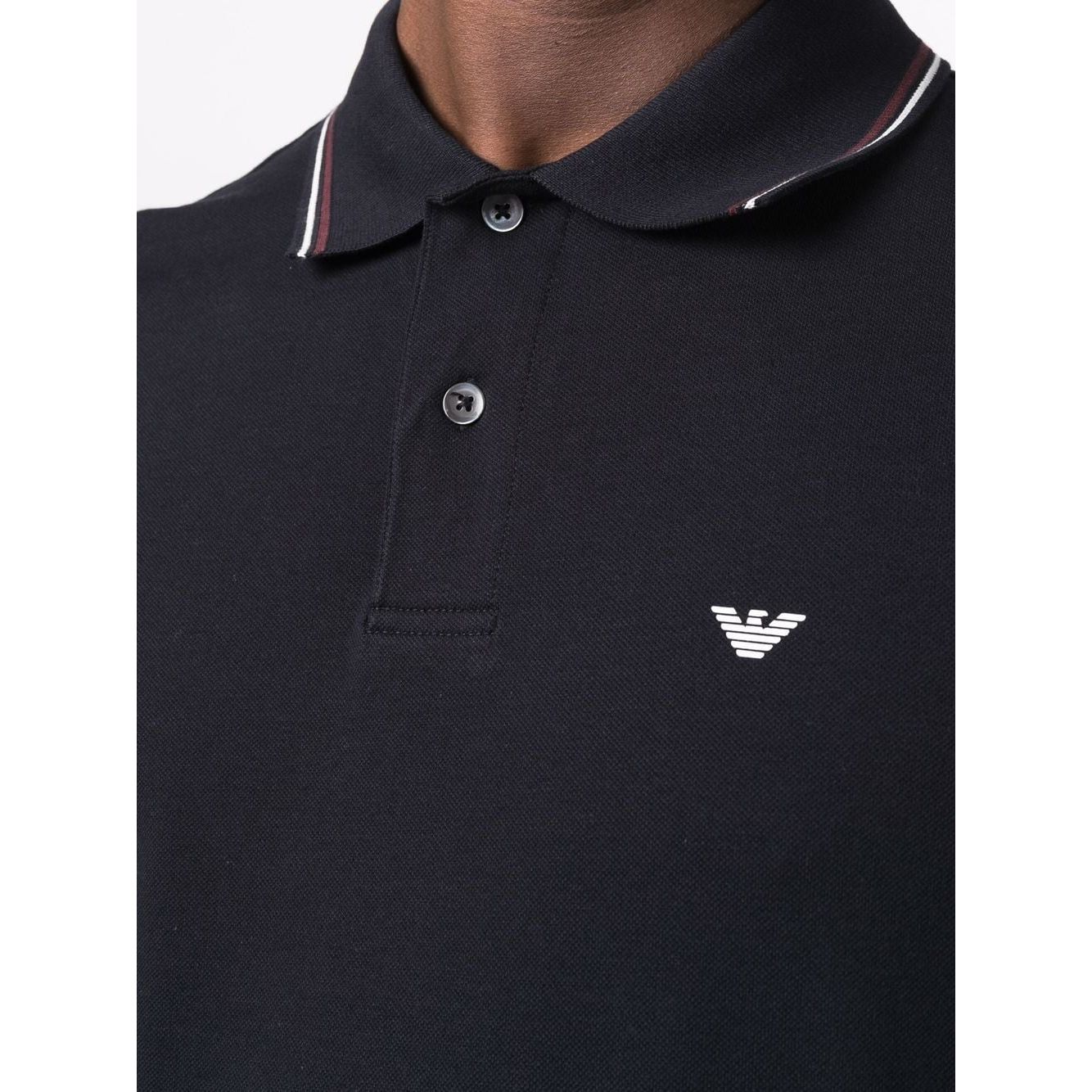 Emporio Armani polo shirt with logo Topwear Emporio Armani Dark Slate Gray