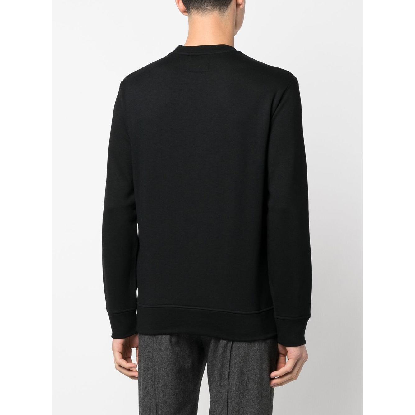 Emporio Armani Modal-blend sweatshirt with logo print Topwear Emporio Armani Black