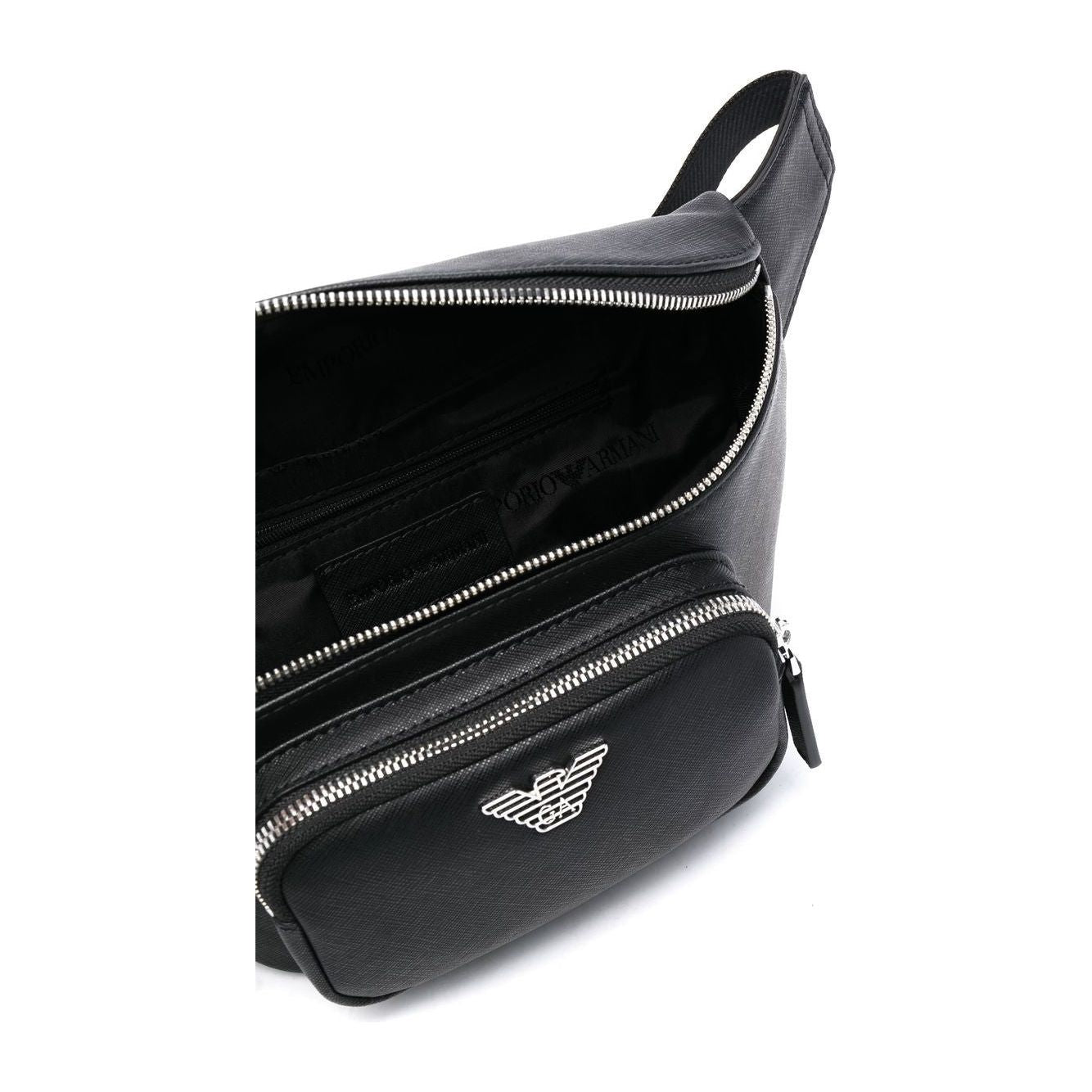 Emporio Armani leather logo-plaque belt bag Belt bags Emporio Armani Black