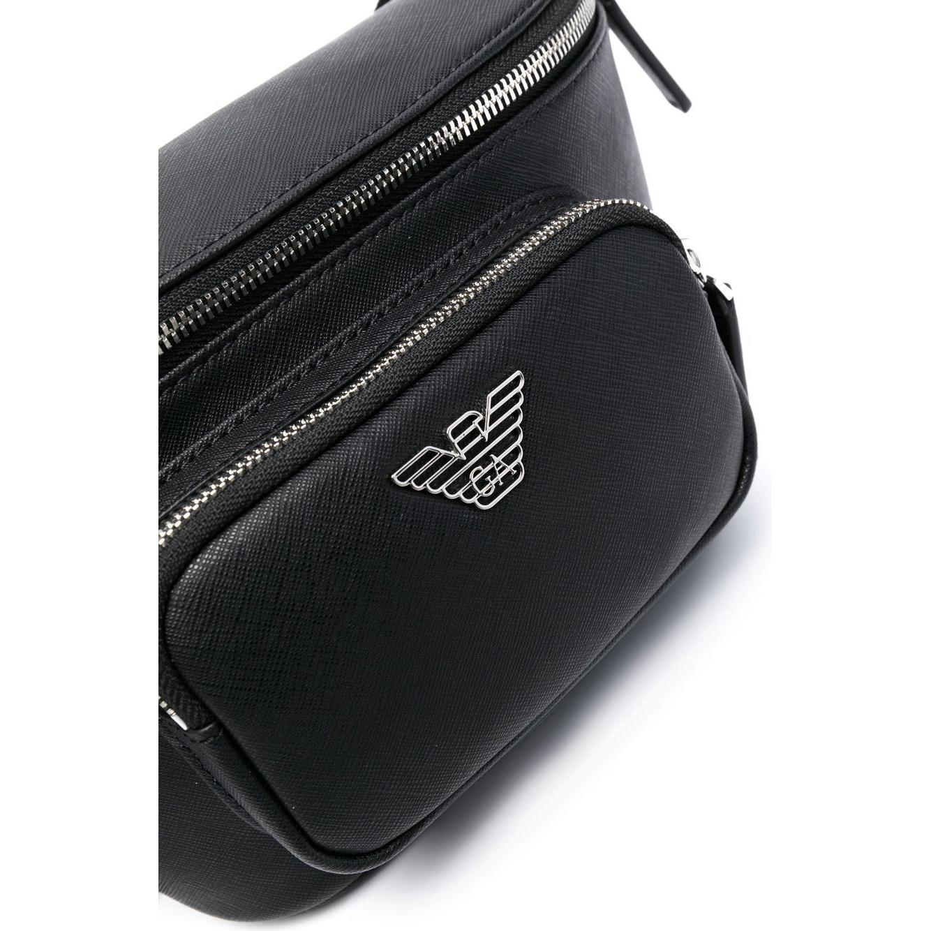 Emporio Armani leather logo-plaque belt bag Belt bags Emporio Armani Dark Slate Gray