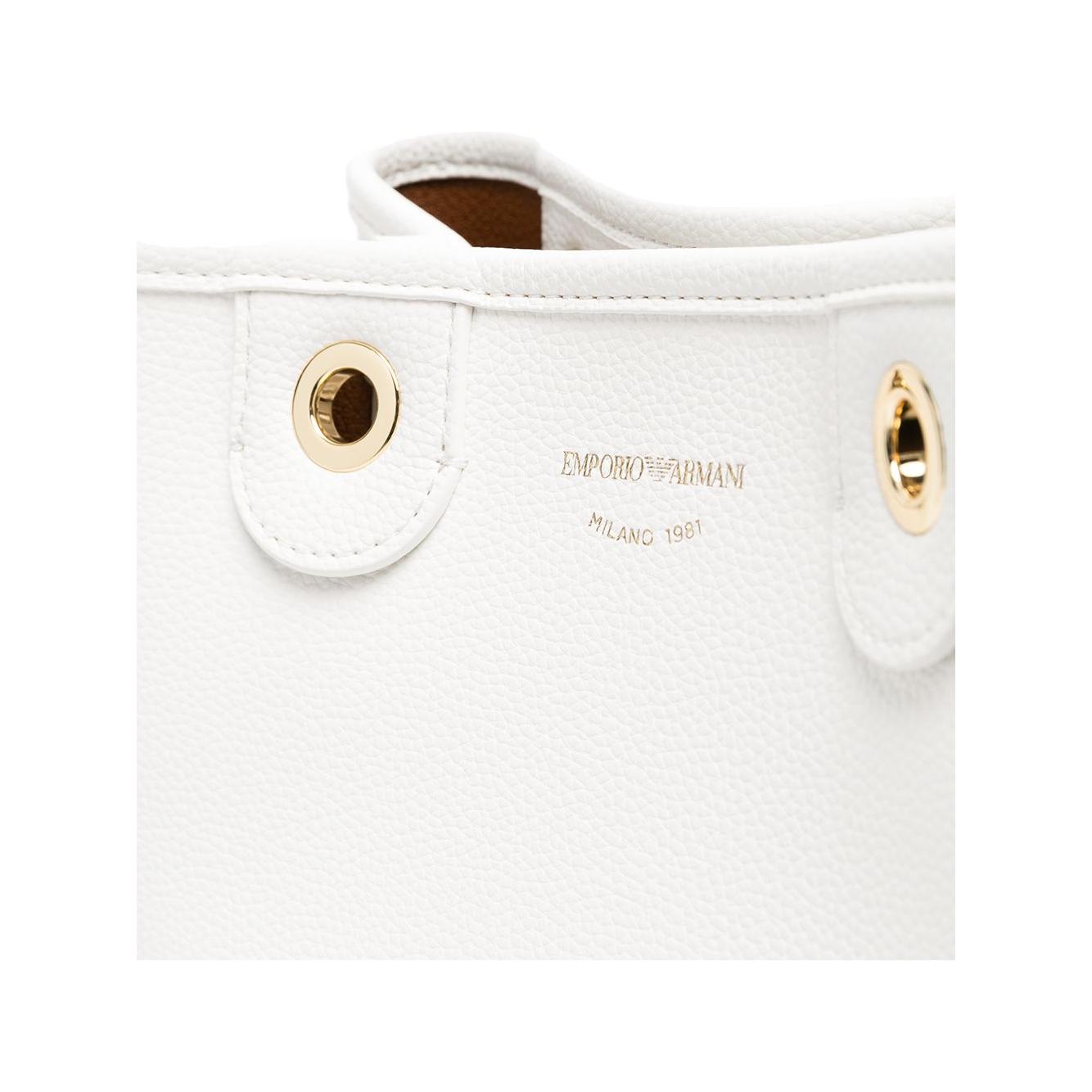 Emporio Armani small MyEA shopper tote bag Shopper Emporio Armani White Smoke