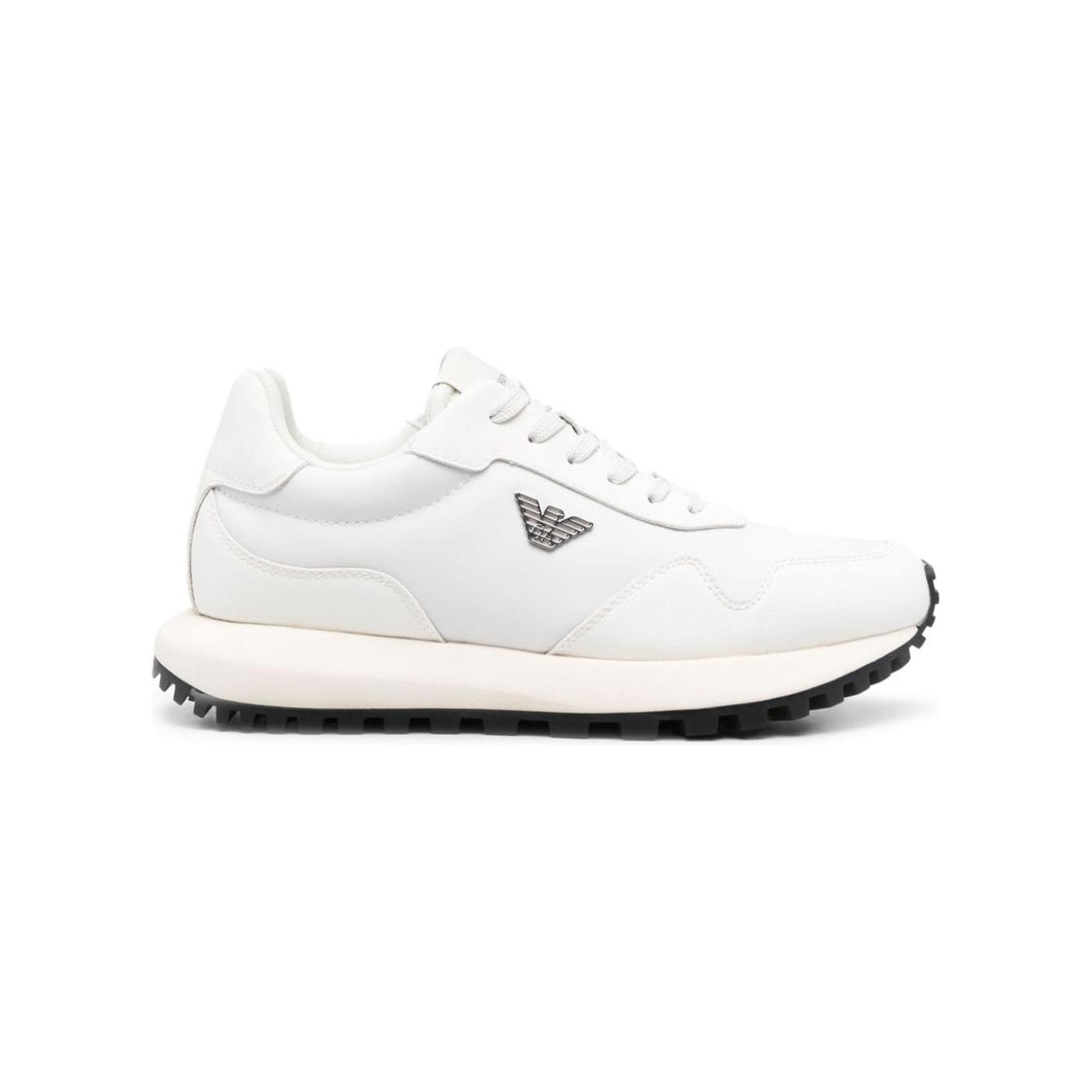 Emporio Armani Sneakers in recycled nylon with details in regenerated saffiano ASV Sneakers Emporio Armani Beige