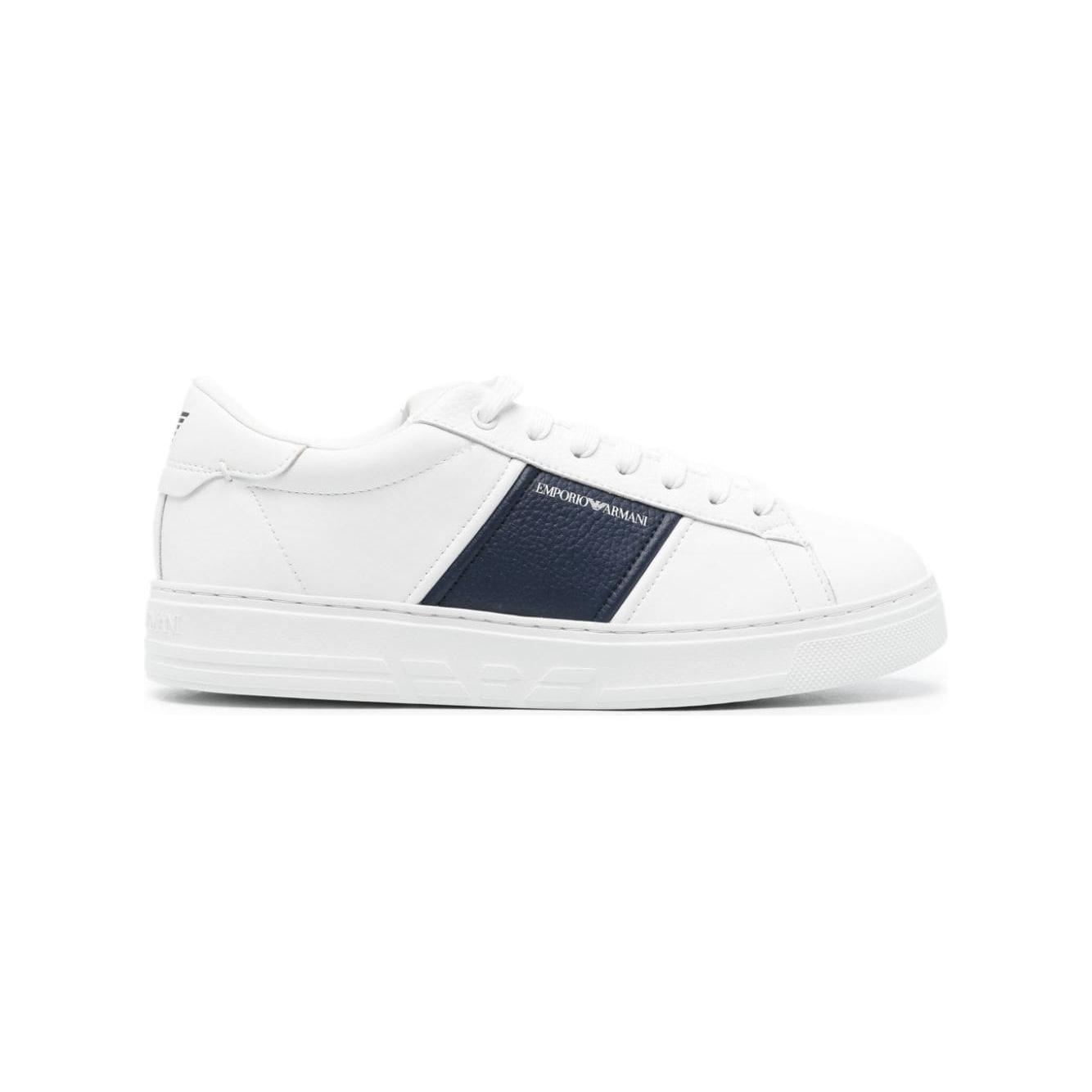 Emporio Armani Leather sneakers with logo detail Sneakers Emporio Armani Lavender
