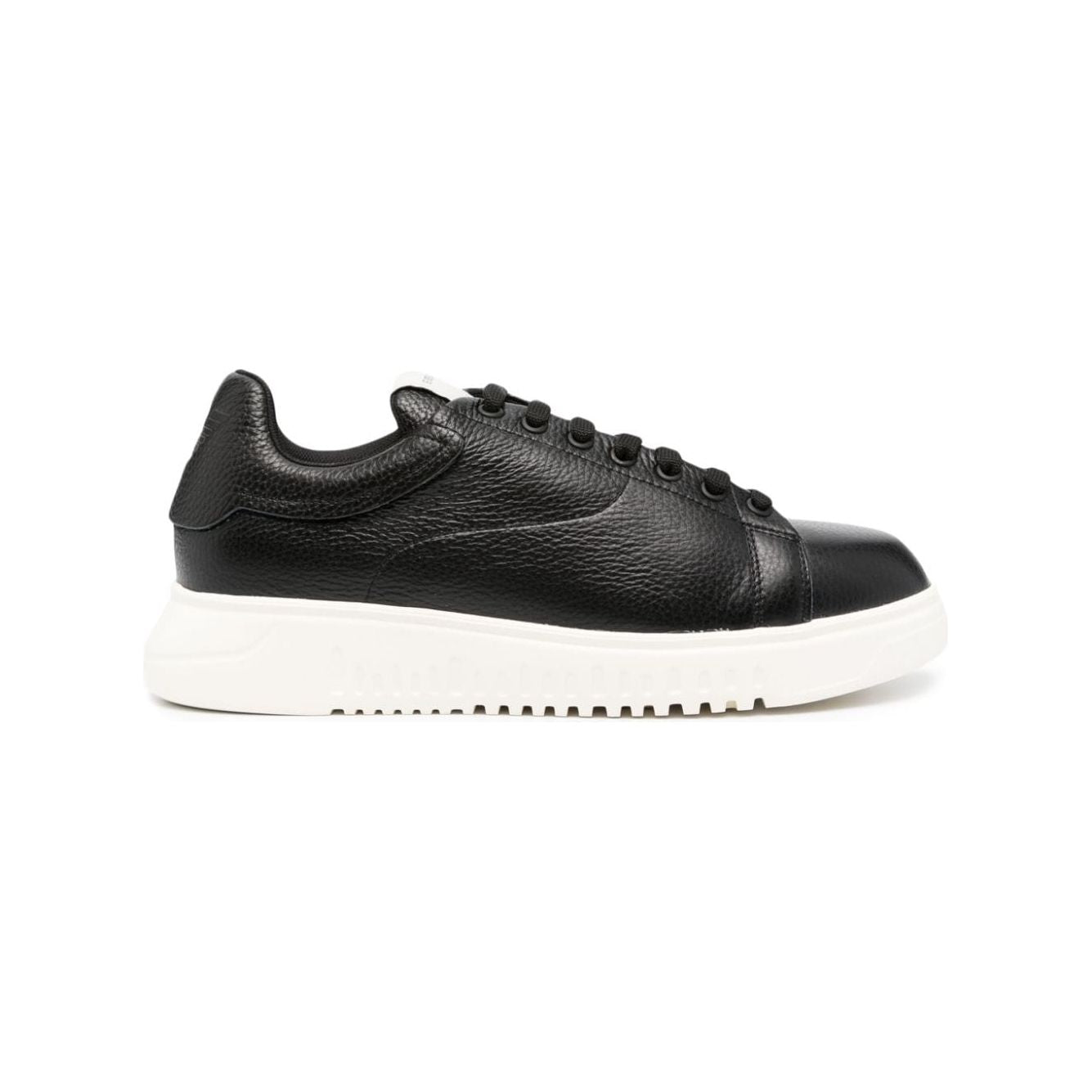 Emporio Armani tumbled leather sneakers Sneakers Emporio Armani Dark Slate Gray