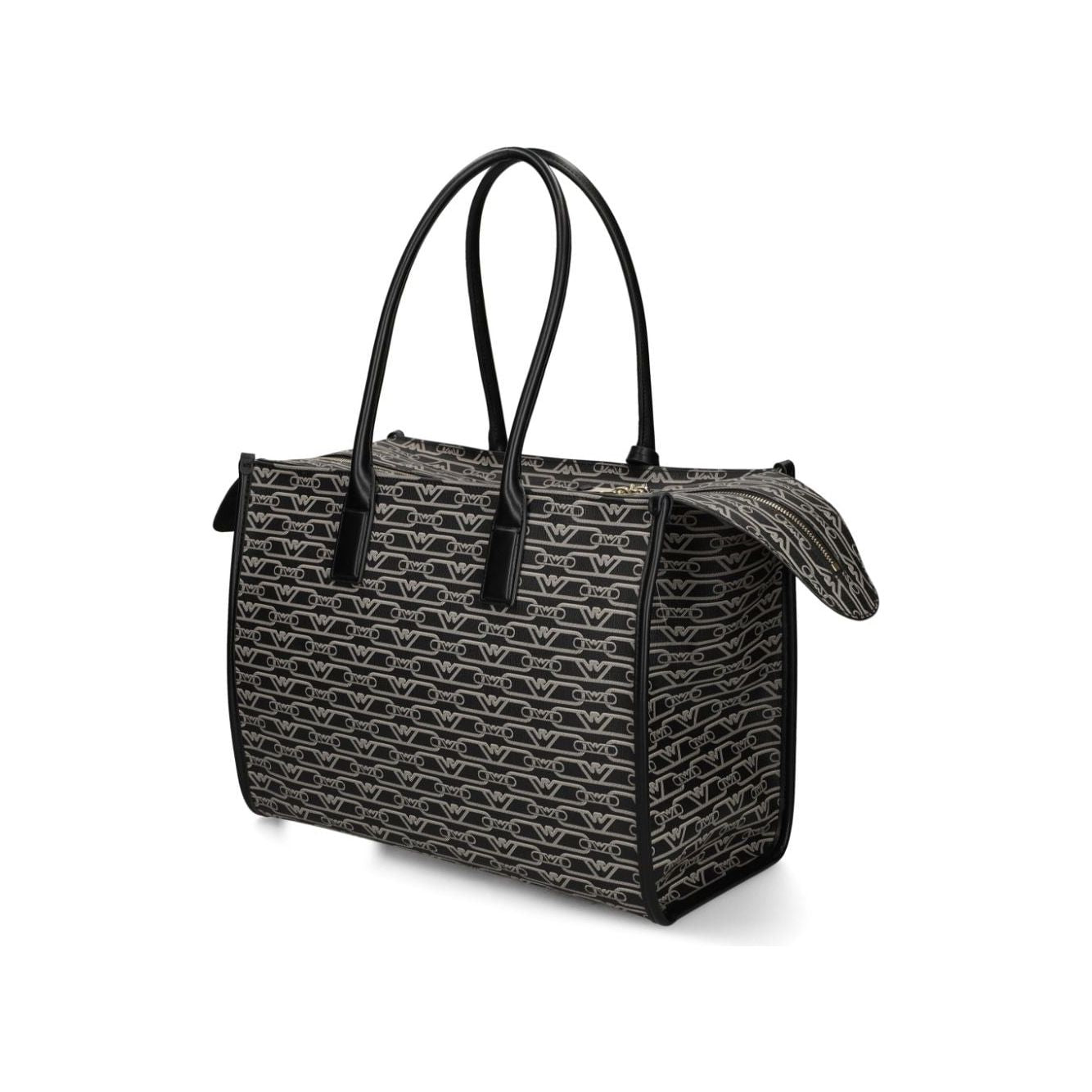 Emporio Armani Jacquard-logo-motif Tote Bag Shopper Emporio Armani Dark Slate Gray