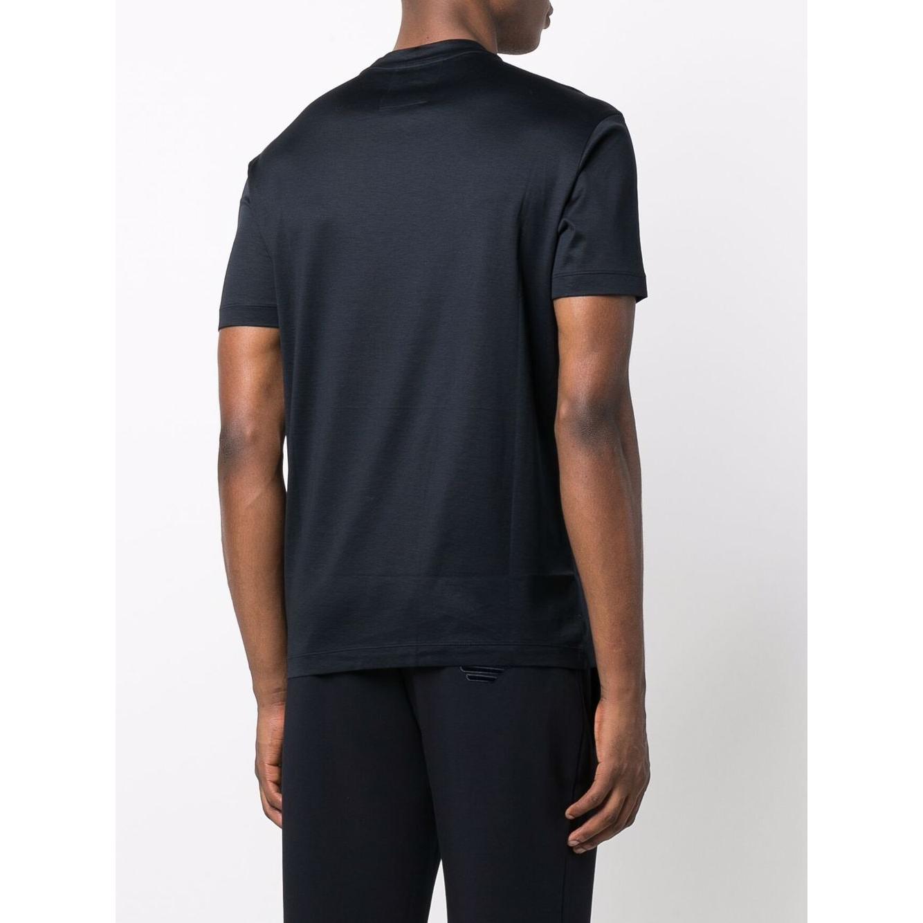 Emporio Armani logo-patch short-sleeve T-shirt Topwear Emporio Armani Lavender