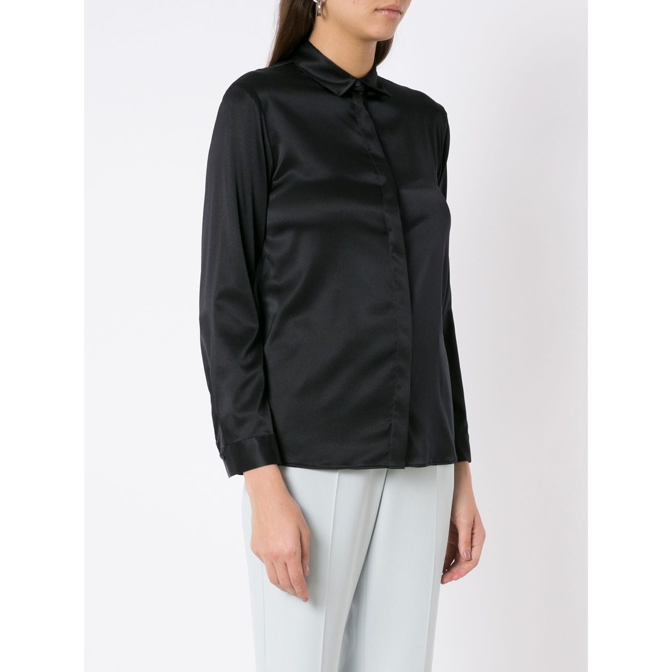 Emporio Armani silk shirt Shirts Emporio Armani Dark Slate Gray