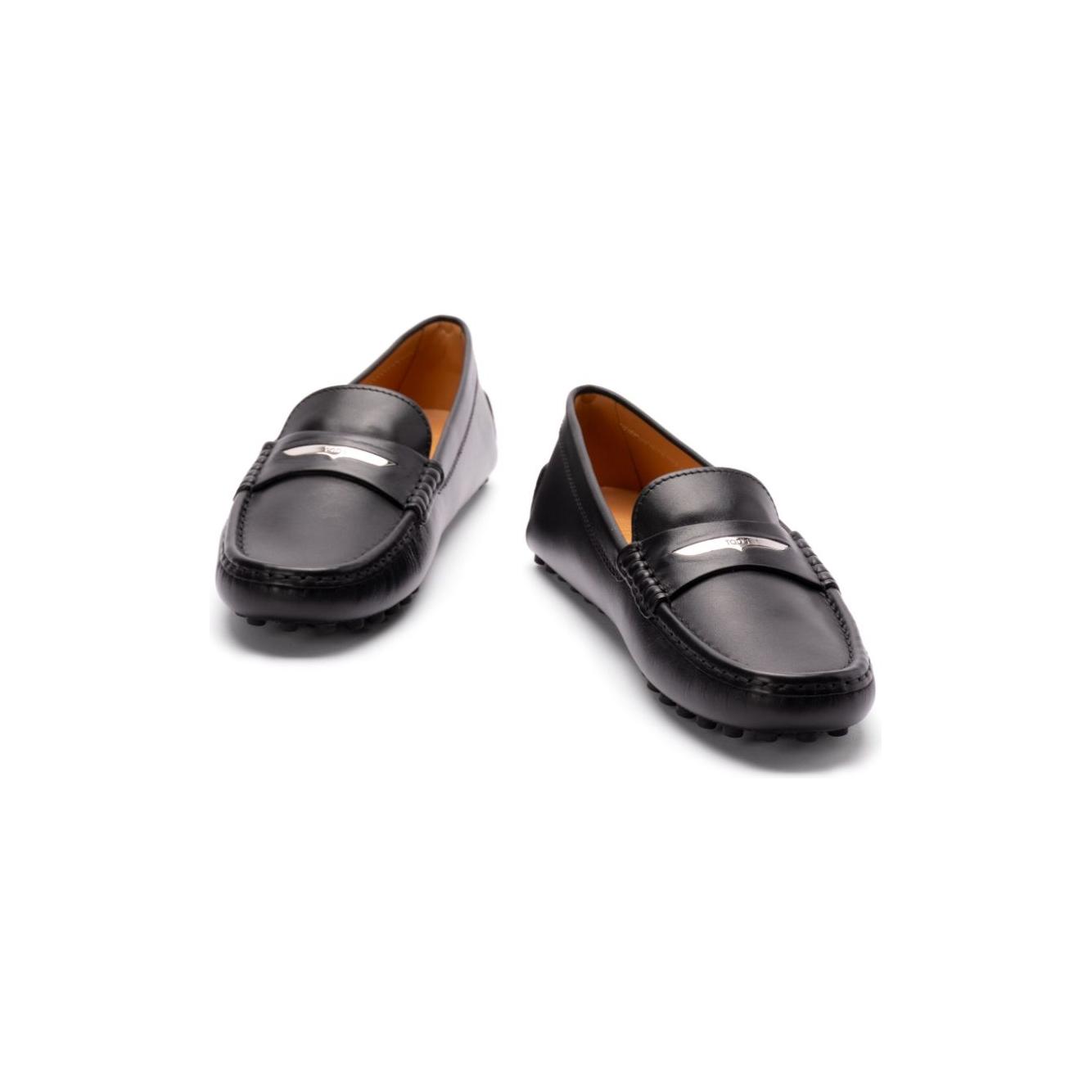 Tod's Flat shoes Black Moccasins Tod'S Dim Gray